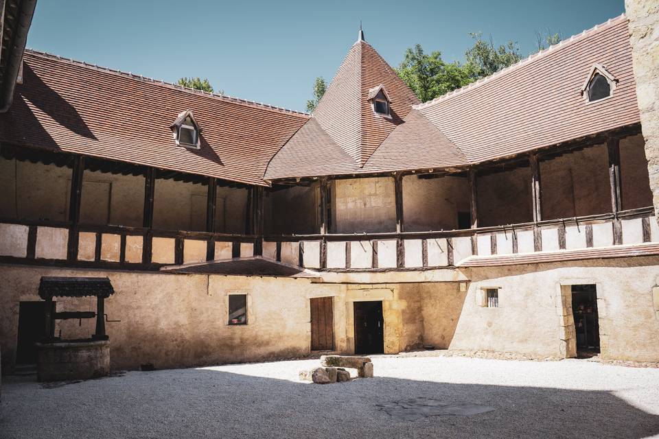 Cour intérieure - vue coursive