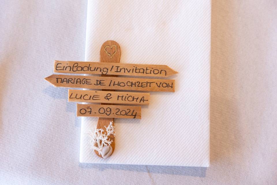 Invitation mariés