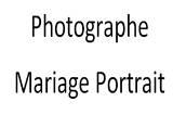 Photographe Mariage Portrait