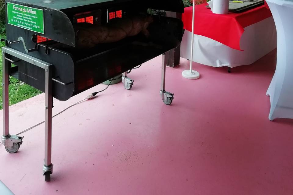 Cochon grillé