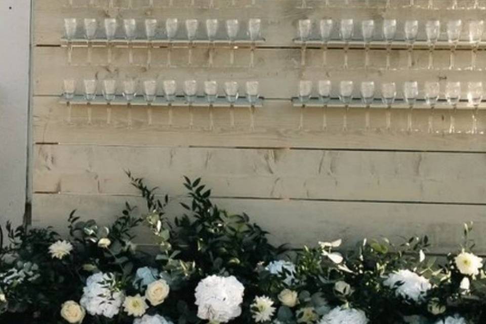 Mur de champagne