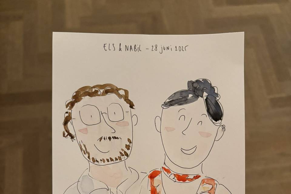 Portrait en direct