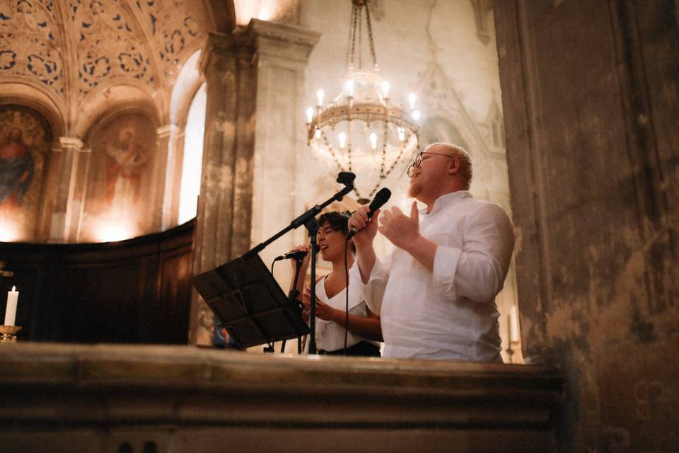 Cérémonie religieuse en Trio