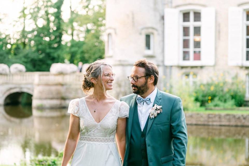 Boutonnière colorée