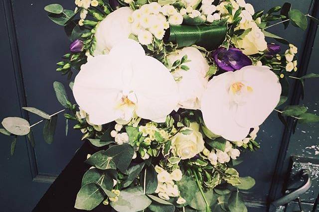 Bouquet de mariée chute