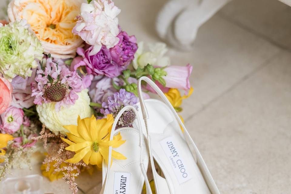 Accessoires romantiques mariée