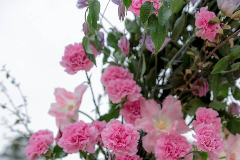 Bridgerton fleurs détails