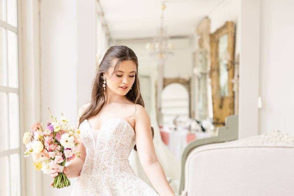 Mariée romantique