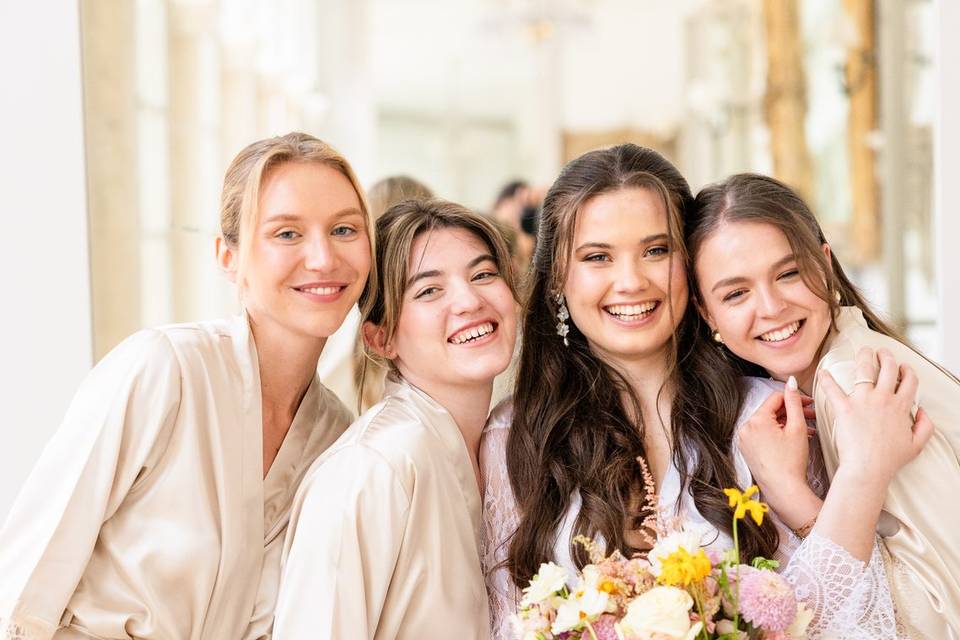 Prépa mariée et demoiselles