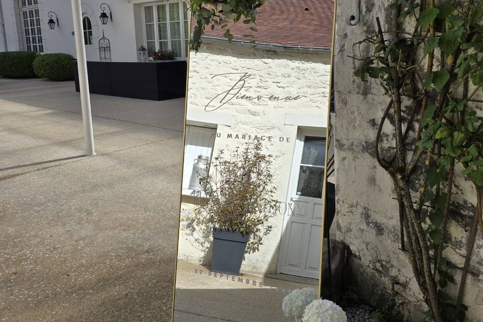 Miroir de bienvenue