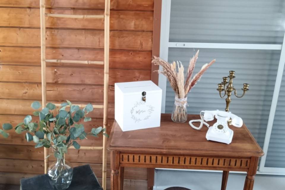 Espace urne / livre d'or