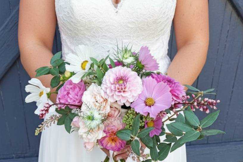 Bouquet de mariée d'été