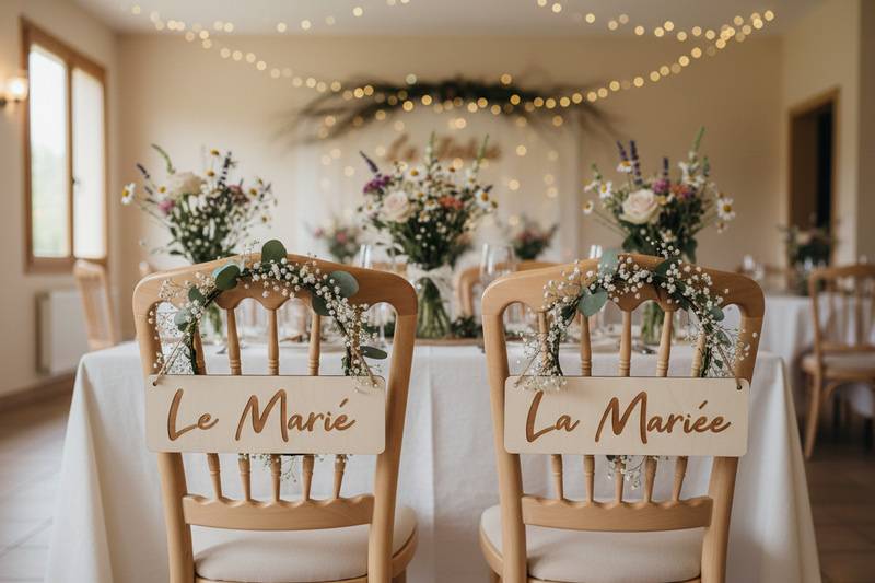 Pancartes chaises