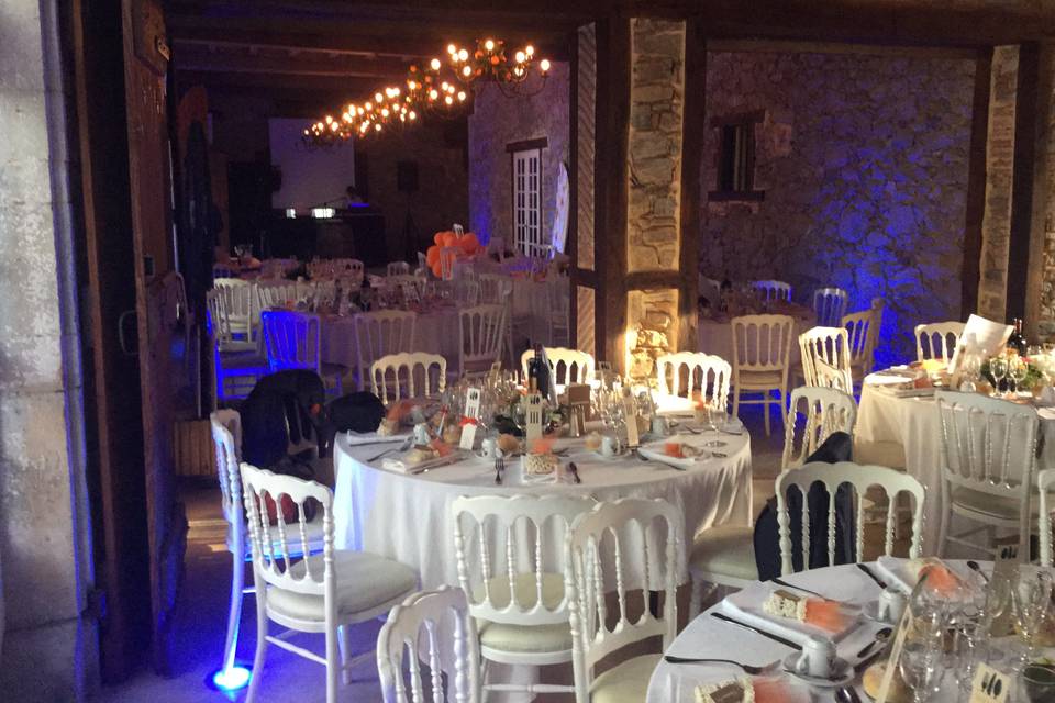 Tables avec ambiance