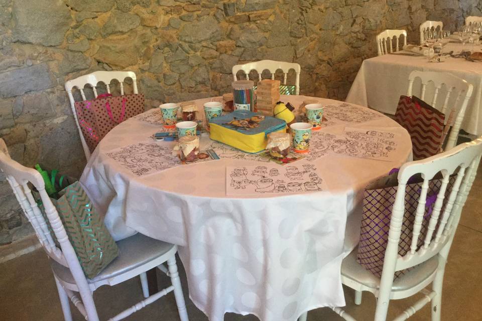 Table des enfants