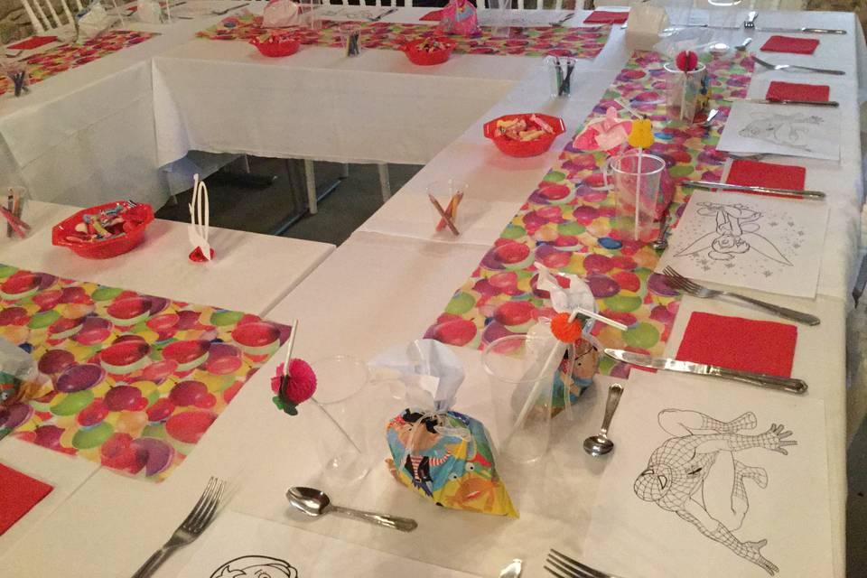 Table des enfants