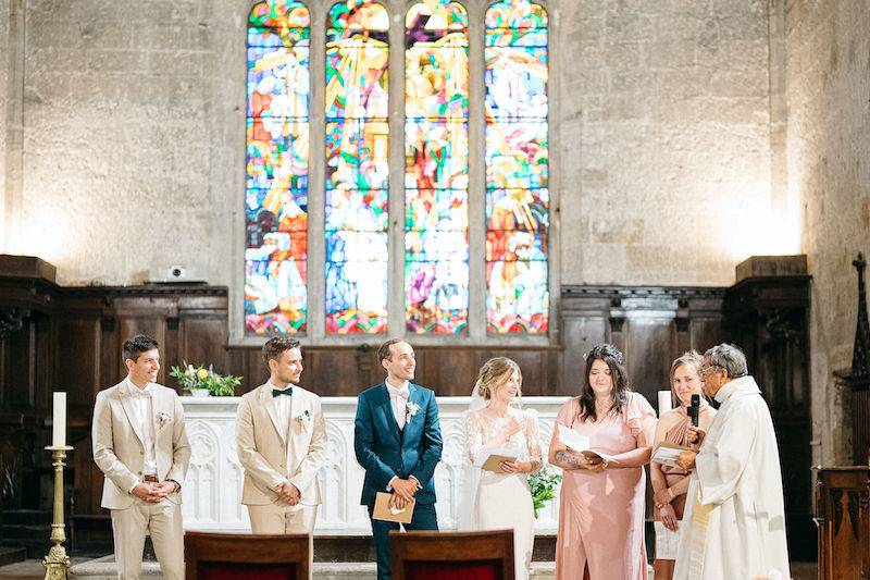 Cérémonie à l'église