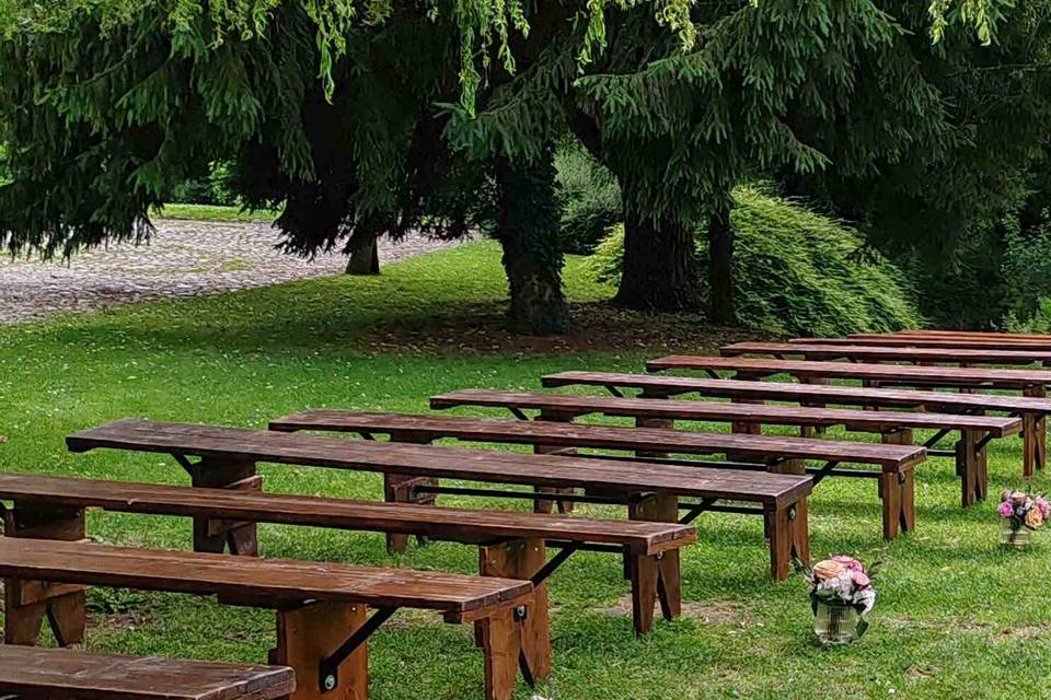 Bancs rustiques