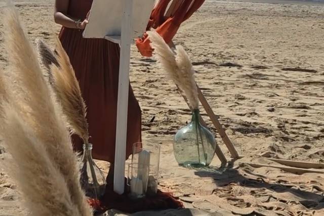Cérémonie sur la plage