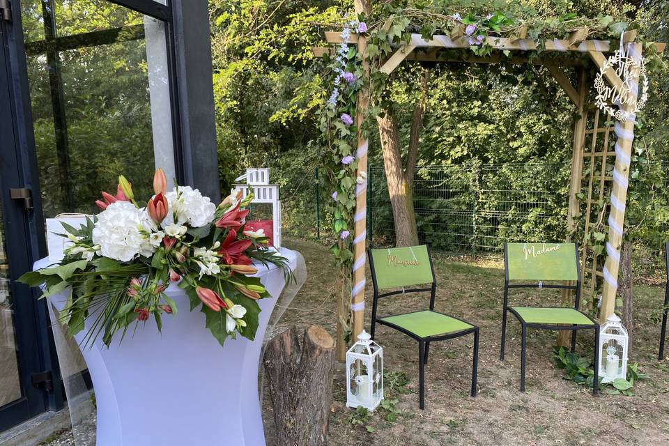 Décoration des mariés