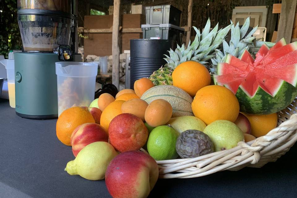 Atelier fruits pressés