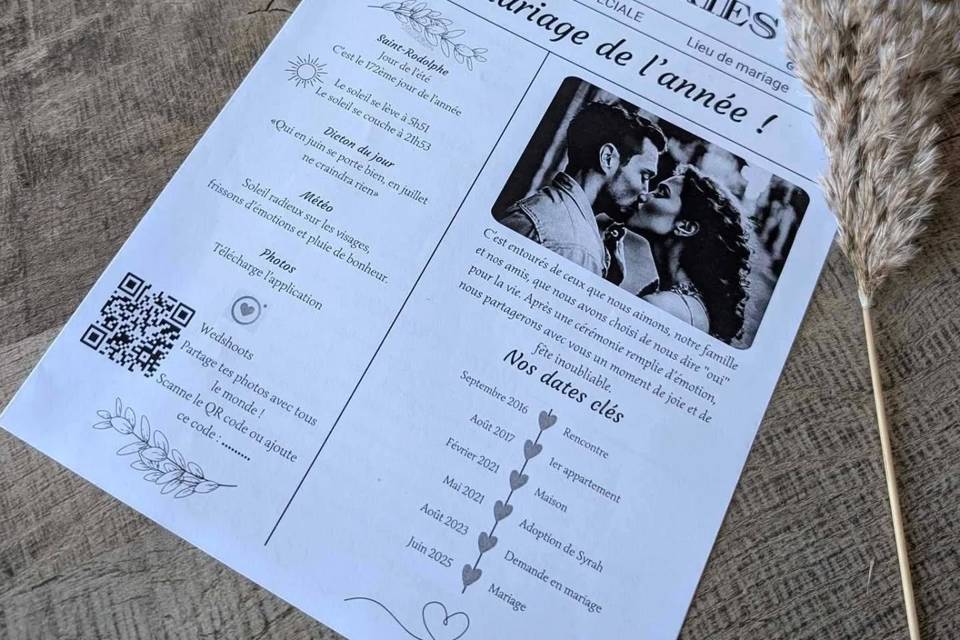Gazette personnalisée