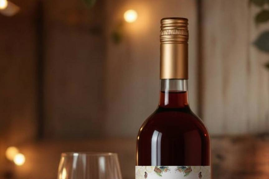 Etiquette vin et champagne
