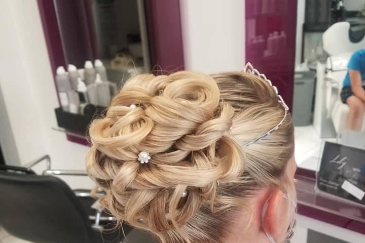 Chignon mariee