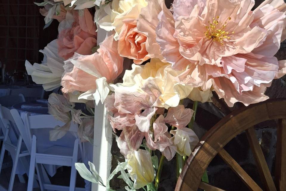 Entrée fleuri