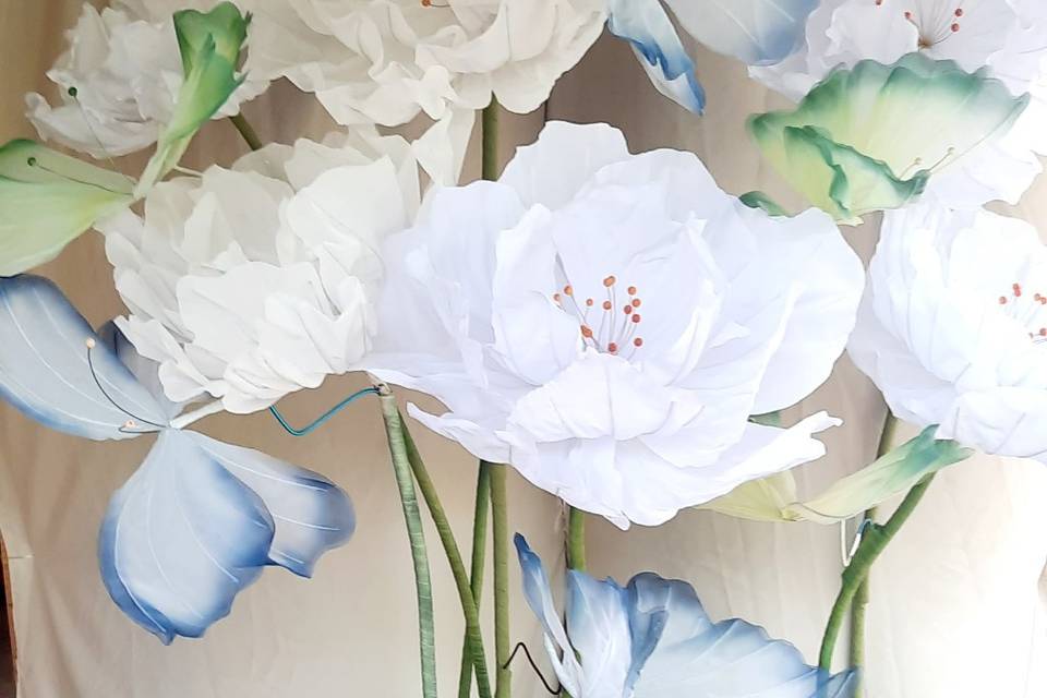 Fleurs et papillons xxl