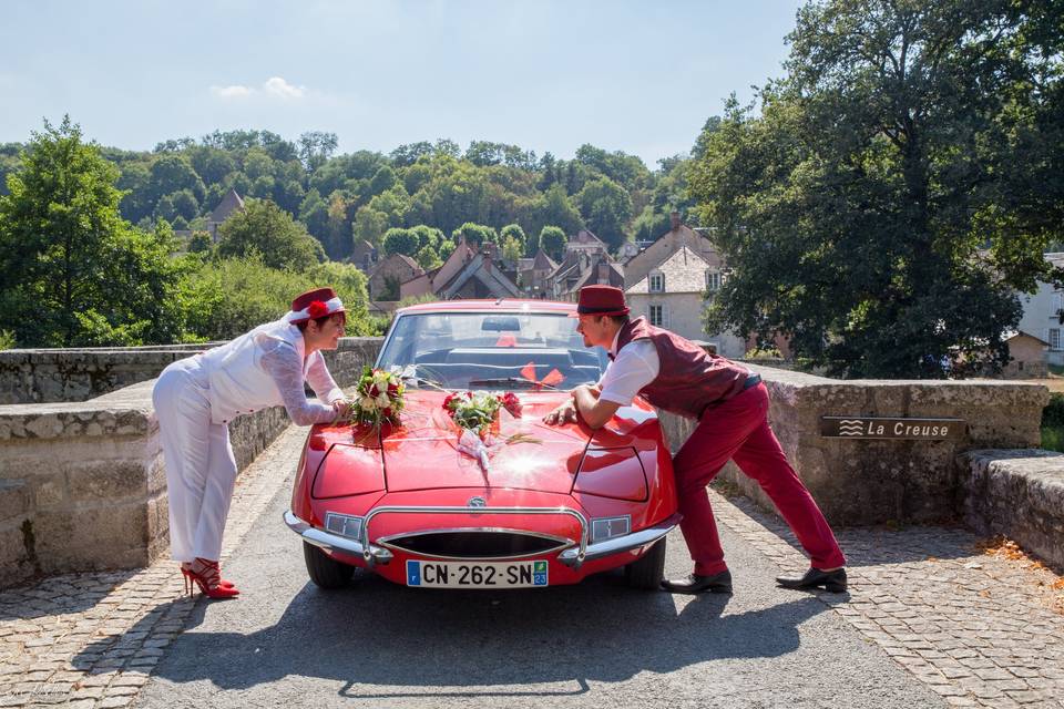 Voiture des maries