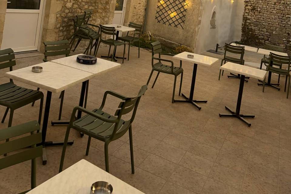 Coté terrasse