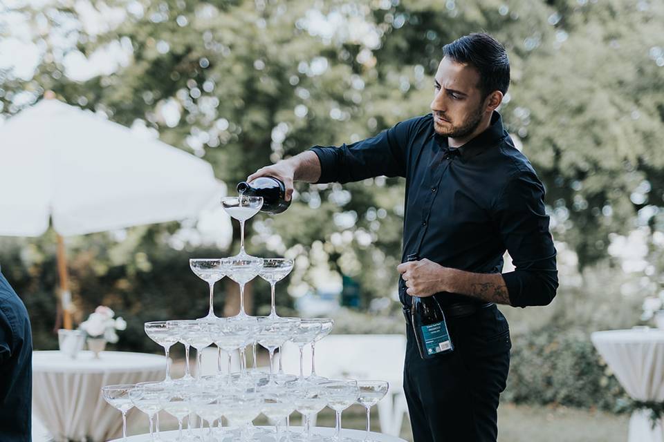 Animation champagne