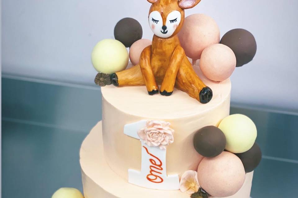 Cake design baptême