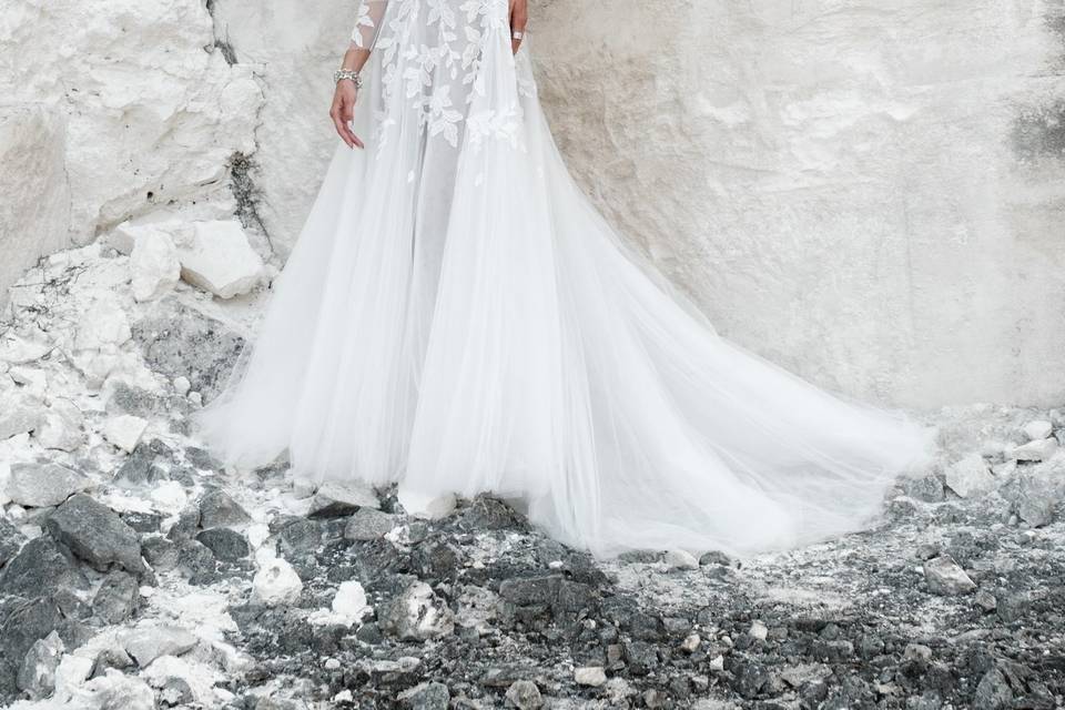 Robe de mariée cristal