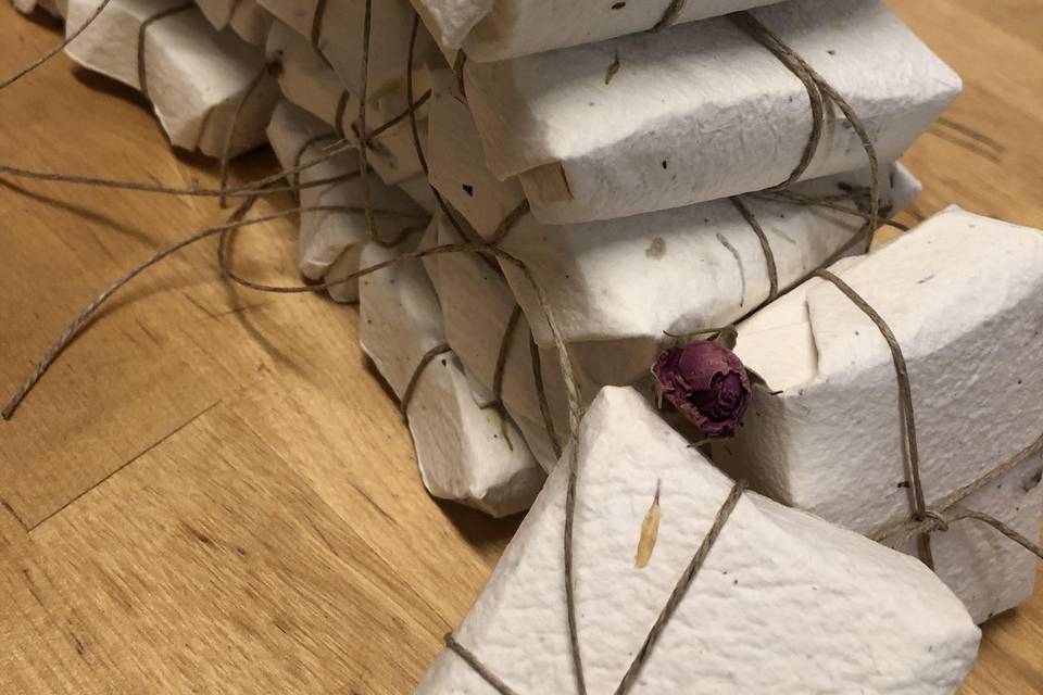 Papier ensemencé