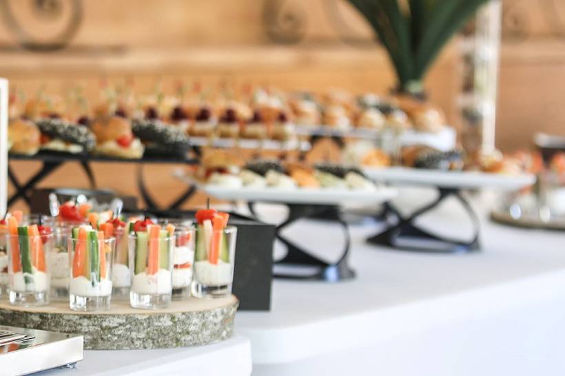 Buffet pièces salées