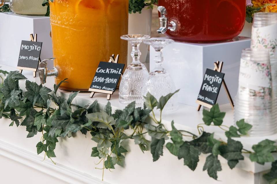 Bar cocktail non alcoolisé