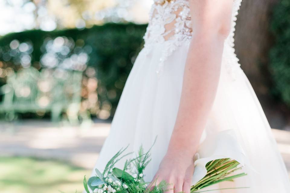 Bouquet mariée cascade