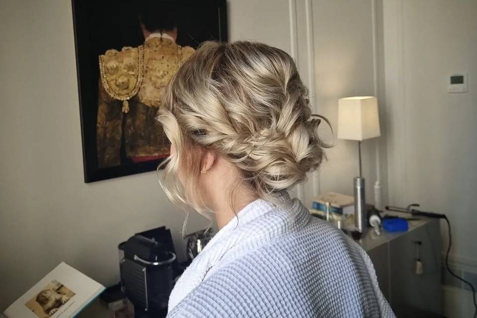 Hair up