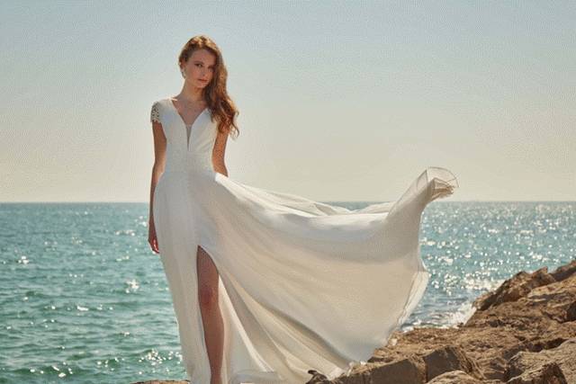 Robe bohème fendu