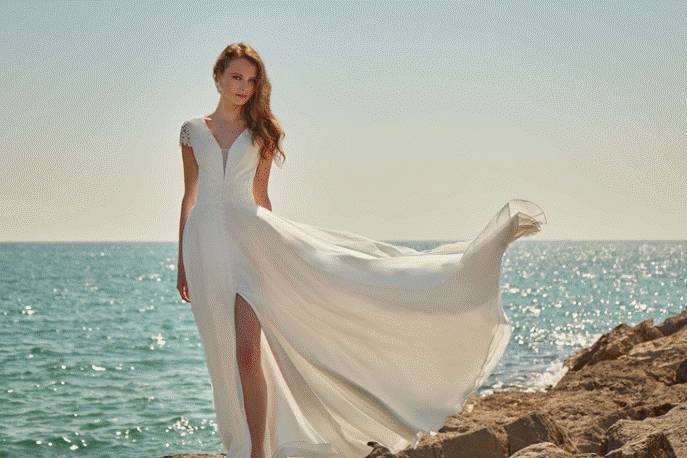 Robe bohème fendu