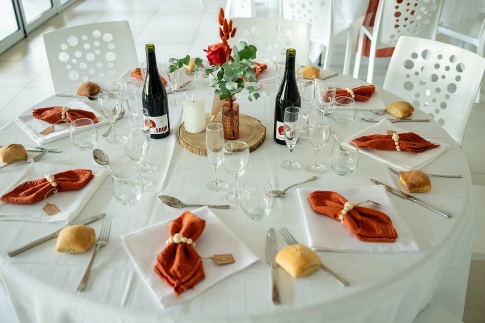 Mise de table