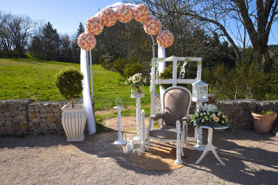Location 15 boules de fleurs