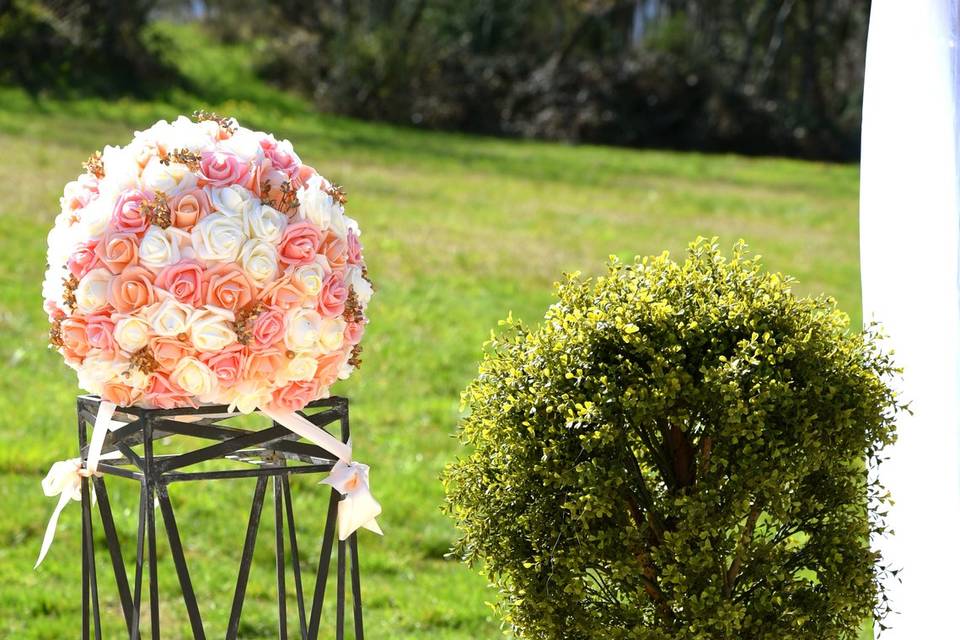 Location 15 boules de fleurs