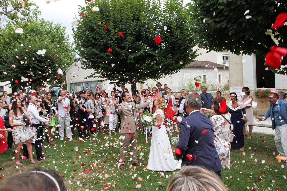 Sortie de la mairie