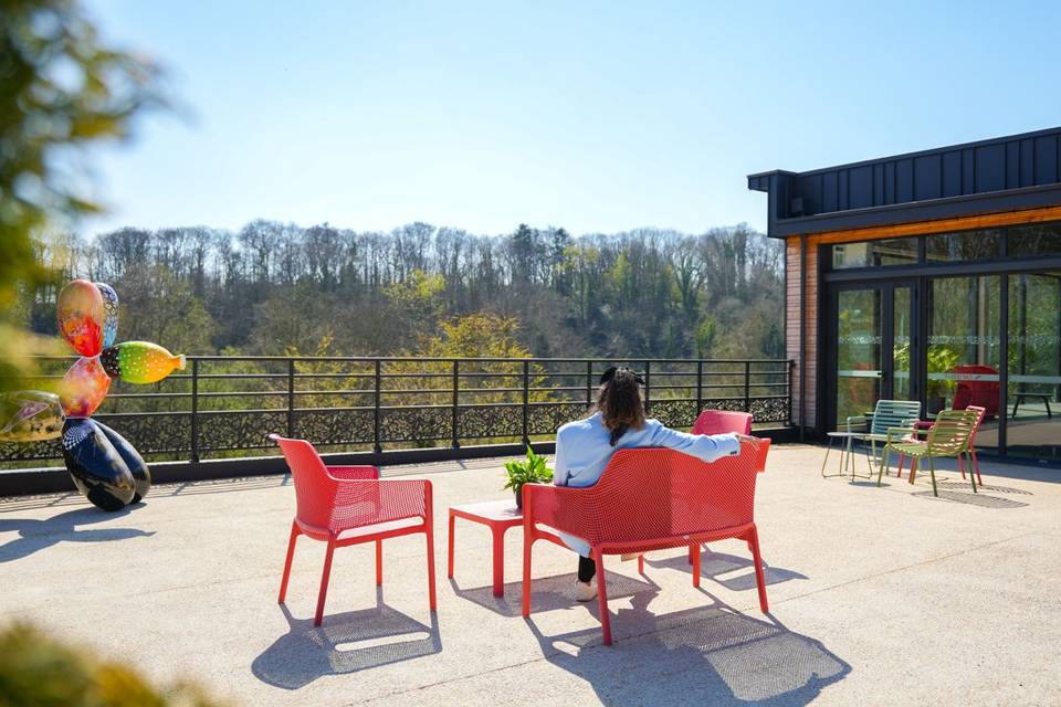 Terrasse salle Kanopée