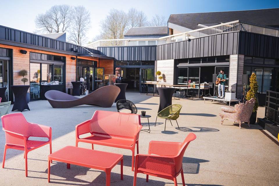 Terrasse salle Kanopée