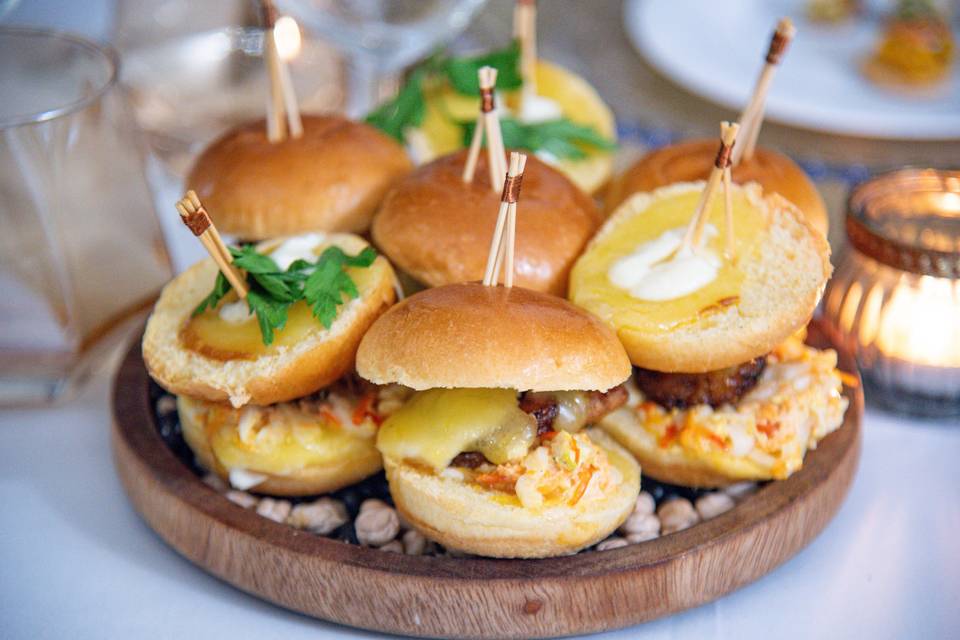 Mini burgers pikles/poulet