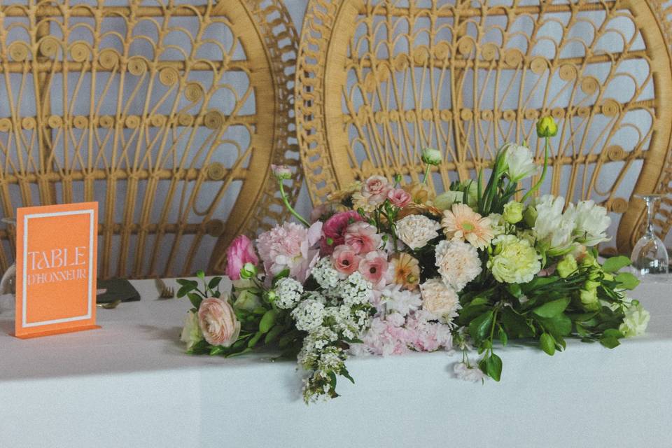 Table d'honneur